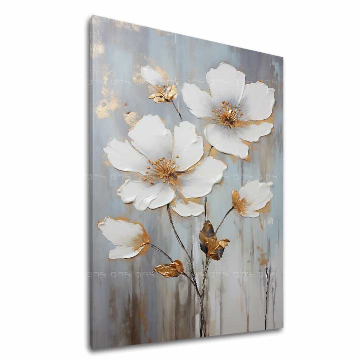 Cvjetni svijet na platnu Ljepota jednostavnosti 60x90 cm