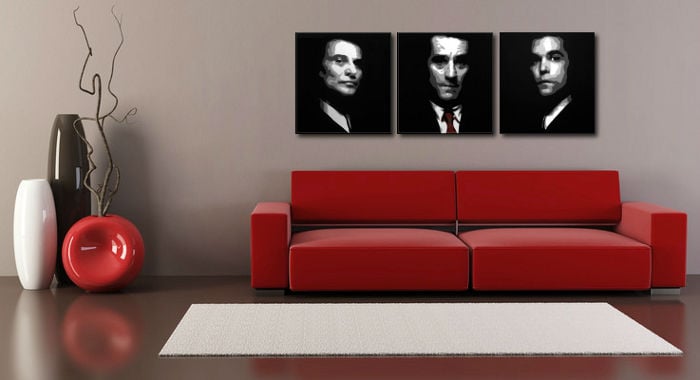 Ručno oslikana POP ART slika GOODFELLAS 150x50 cm