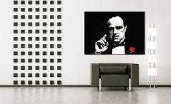 Ručno oslikana POP ART slika THE GODFATHER VITO CORLEONE 70x100 cm