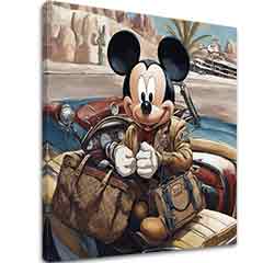 Slika na platnu - Mickey Mouse na odmoru | različite dimenzije