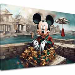 Slika na platnu - Rich Mickey Mouse | različite dimenzije
