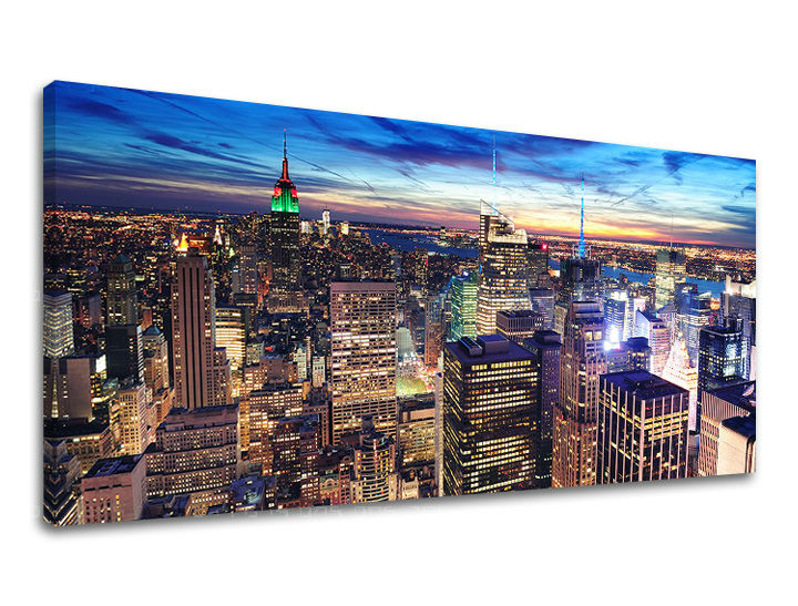 Zidna slika PANORAMA CITY Popust 60 % 50X100 CM